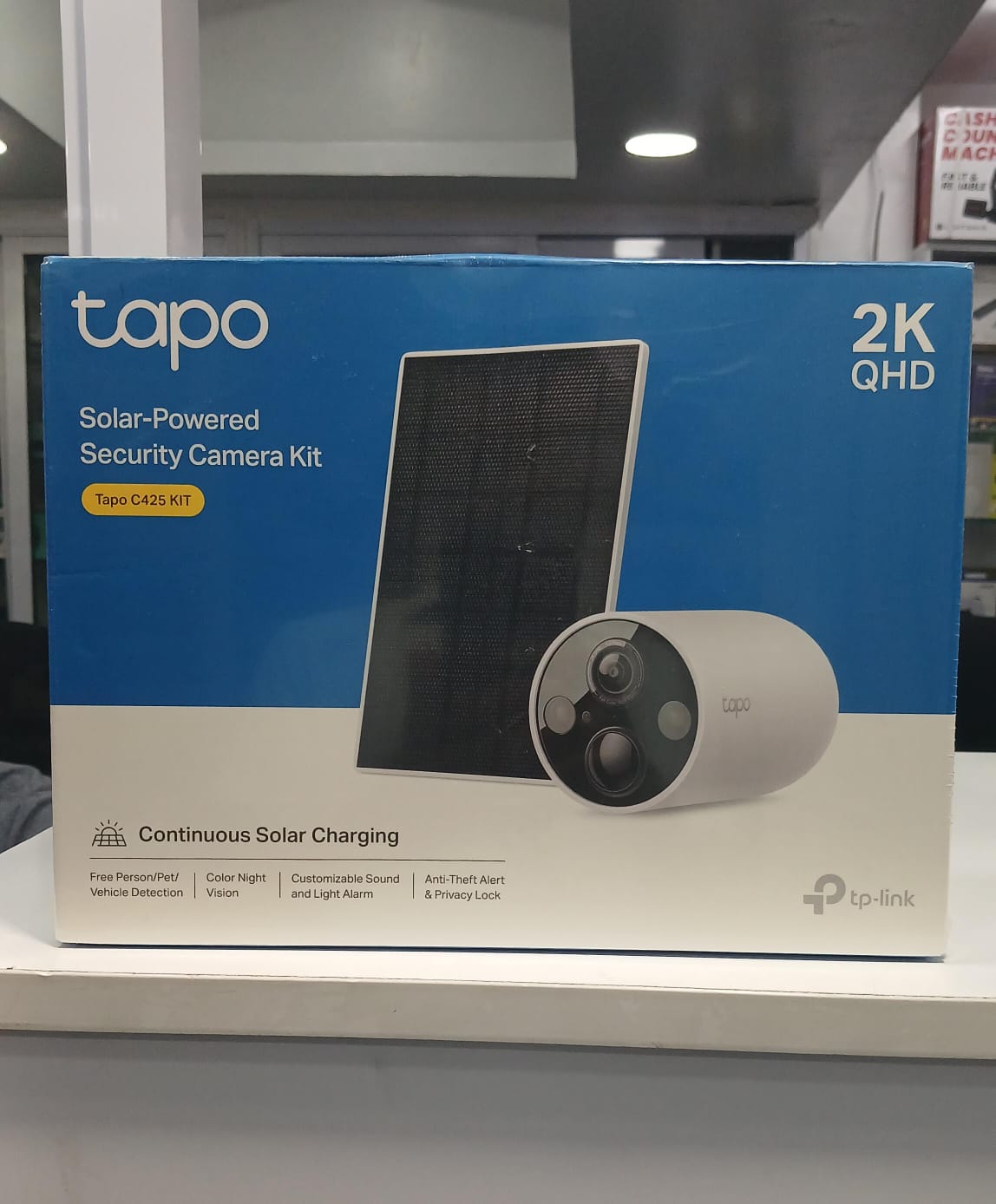 Tapo C425 KIT | Solar-Powered Security Camera Kit 2K QHD