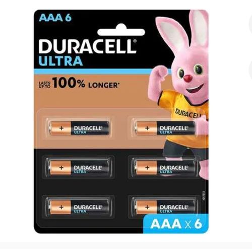 Duracell Ultra AAA Alkaline Battery 6 Pieces