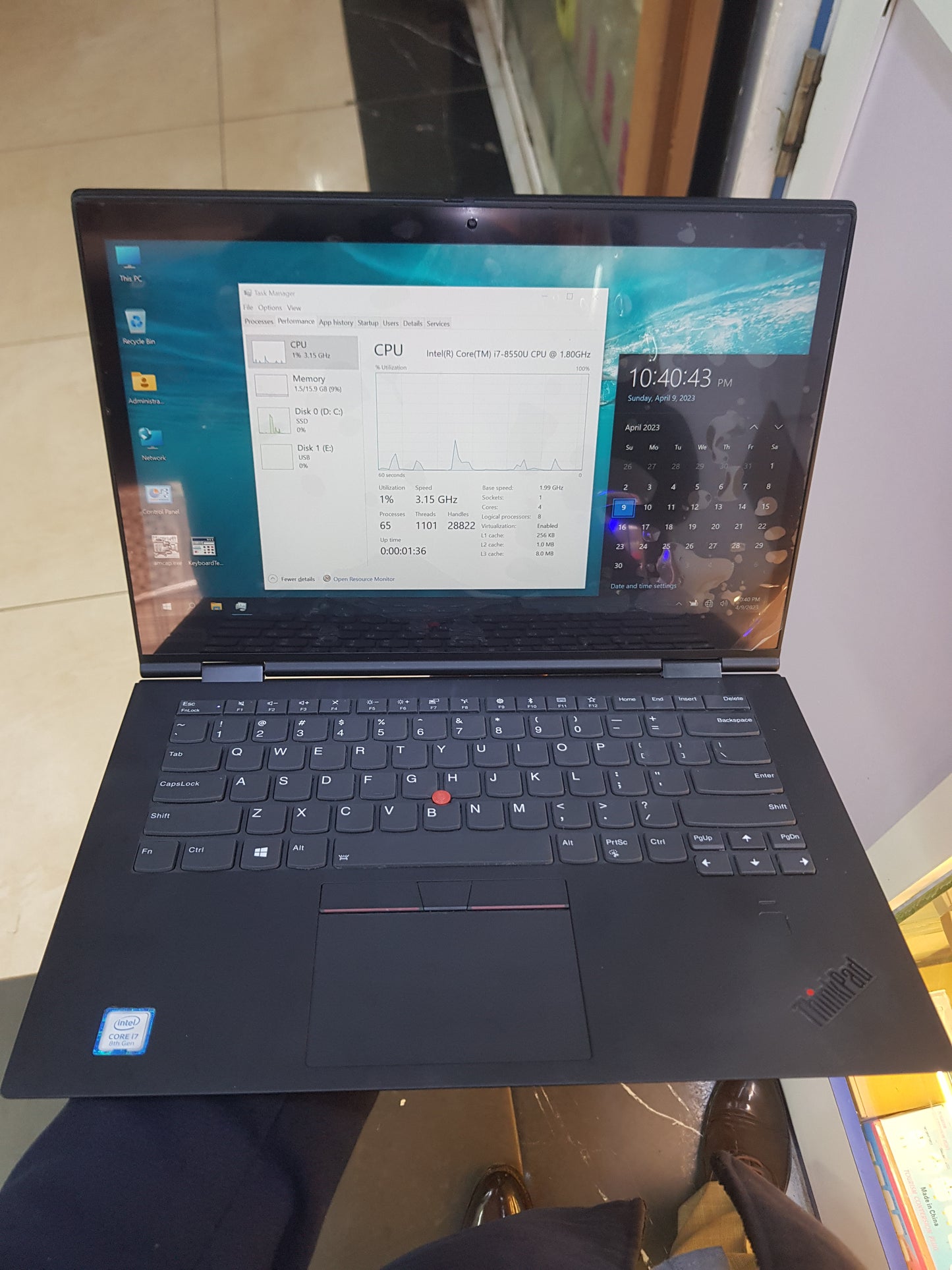 Lenovo ThinkPad X1 Carbon – Core i7 8th Gen | 16GB RAM | 512GB SSD | Touchscreen + Stylus