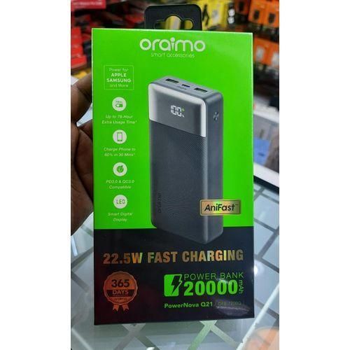 Oraimo PowerNova Q21 20000mAh 22.5W Power Bank