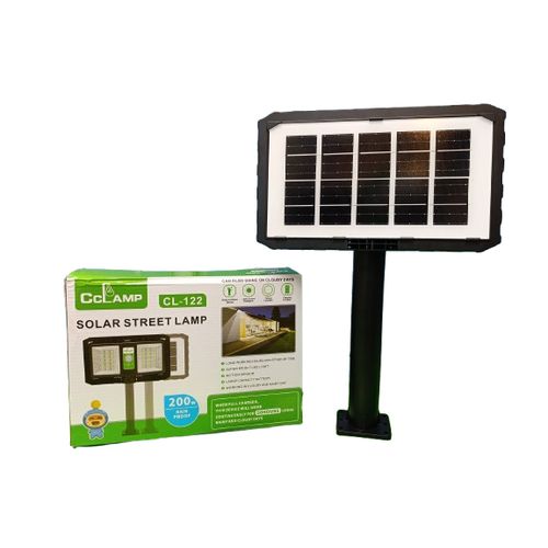 CcLamp 200W Solar Streetlights - 38,000 Lumens LED Outdoor Lighting