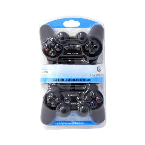 Light Wave USB Double Shock Game Pad Joystick LW GP02