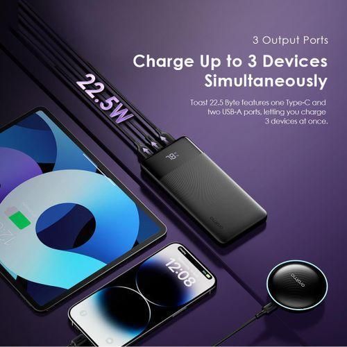 Oraimo Toast 22.5W Fast Charging Power Bank with Type-C & Micro-USB