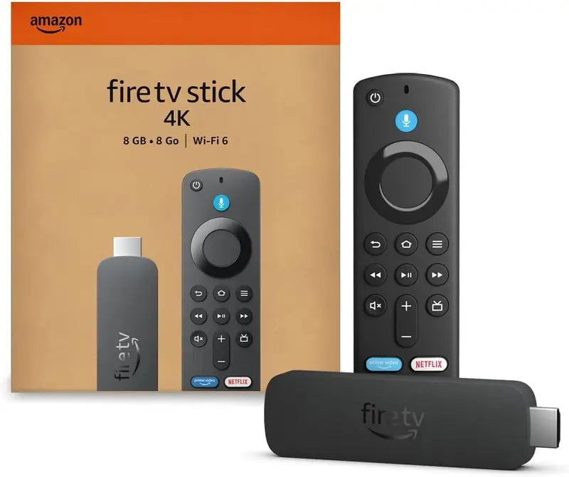 Amazon Fire TV Stick 4K | Wi-Fi 6 | Alexa Voice Remote