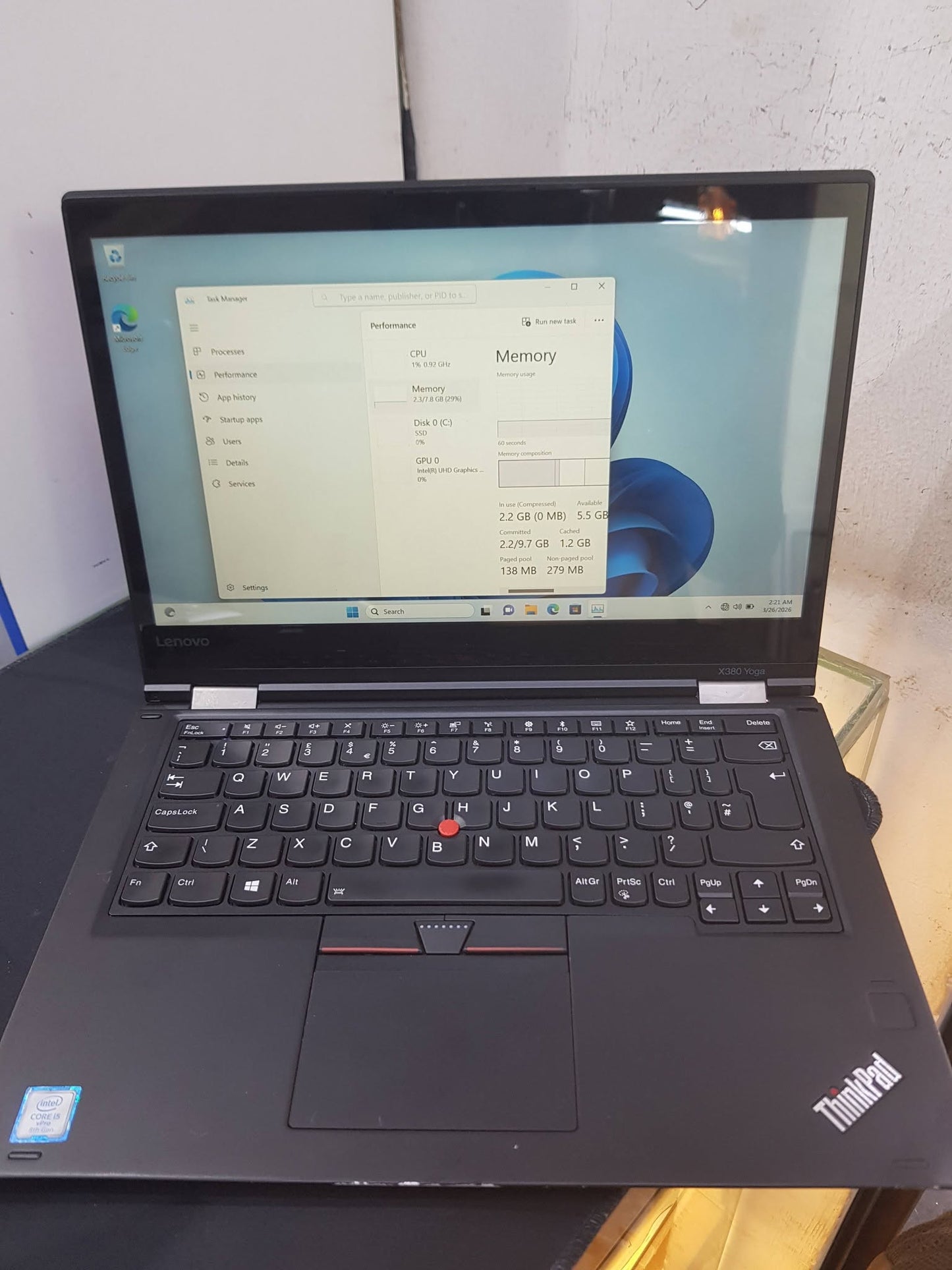 Lenovo ThinkPad X380 2-in-1 Laptop | Core i5 | 8GB RAM | 256GB SSD | Touch