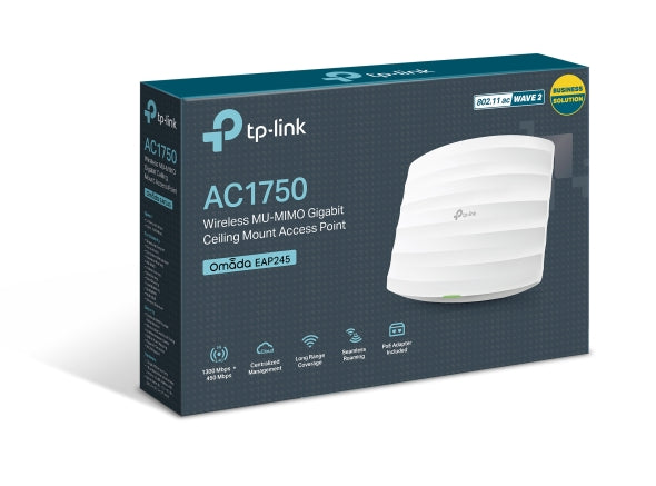 TP-Link AC1750 Wireless Gigabit Ceiling Mount Access Point (EAP245)