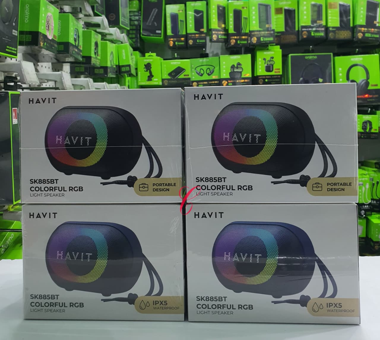 Havit SK885BT 8W Colourful RGB Light Speaker IPX5