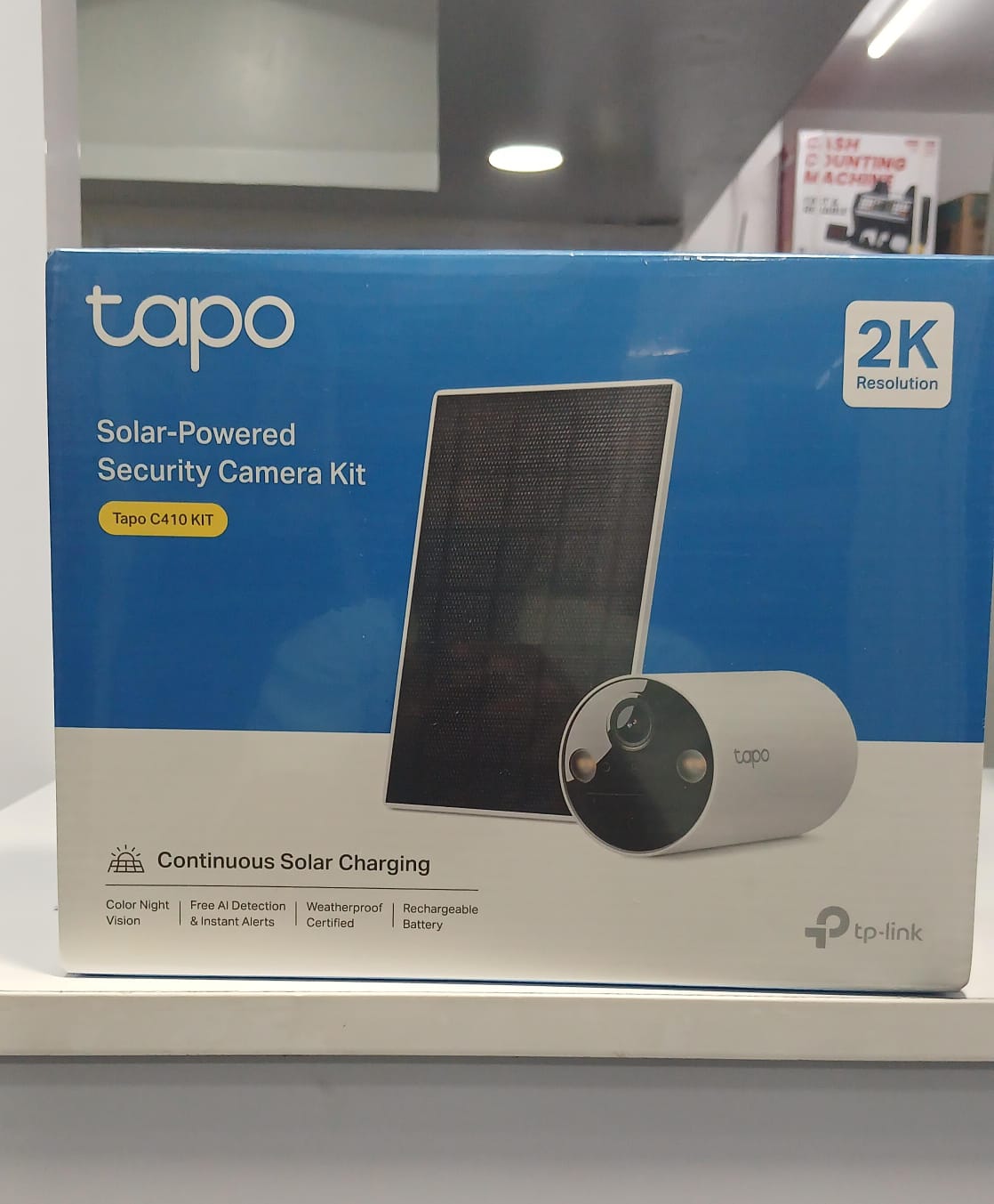Tapo C410 KIT | Solar-Powered Security Camera Kit 2K