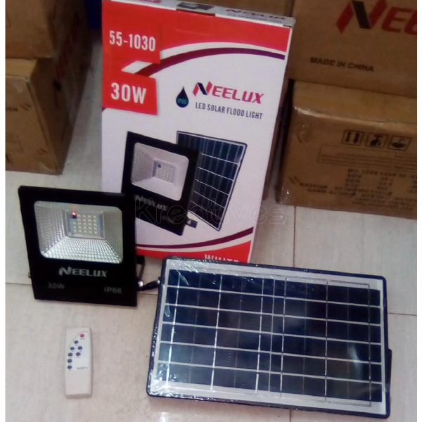 Neelux 30W LED Solar Flood Light 55-1030