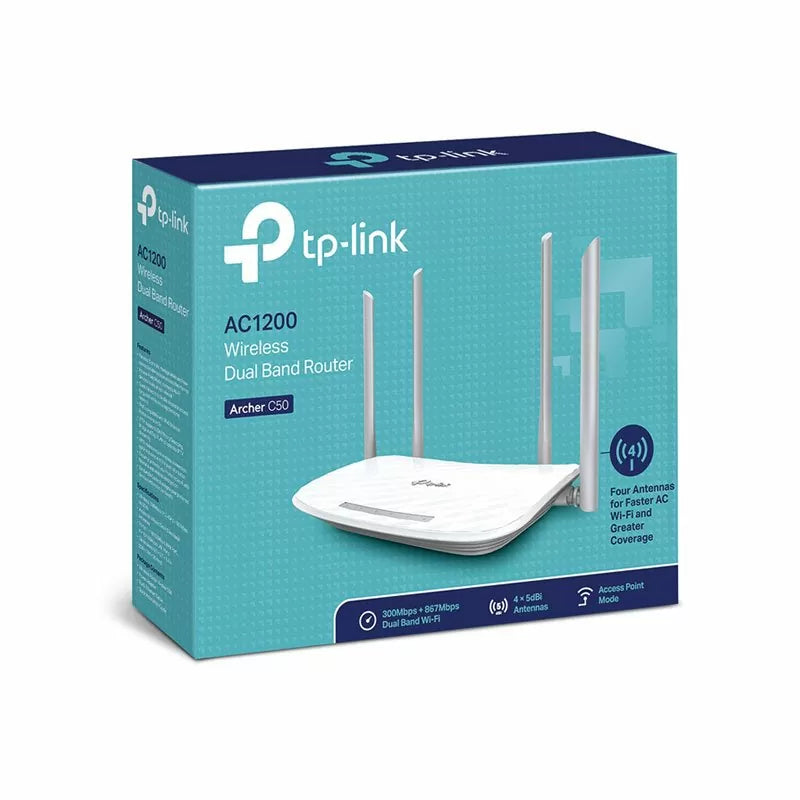 TP-Link Archer C50 - AC1200 Wireless Dual Band Router