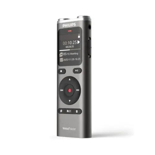 Philips VoiceTracer Audio Recorder | 8GB | AI Notes | Stereo Mic