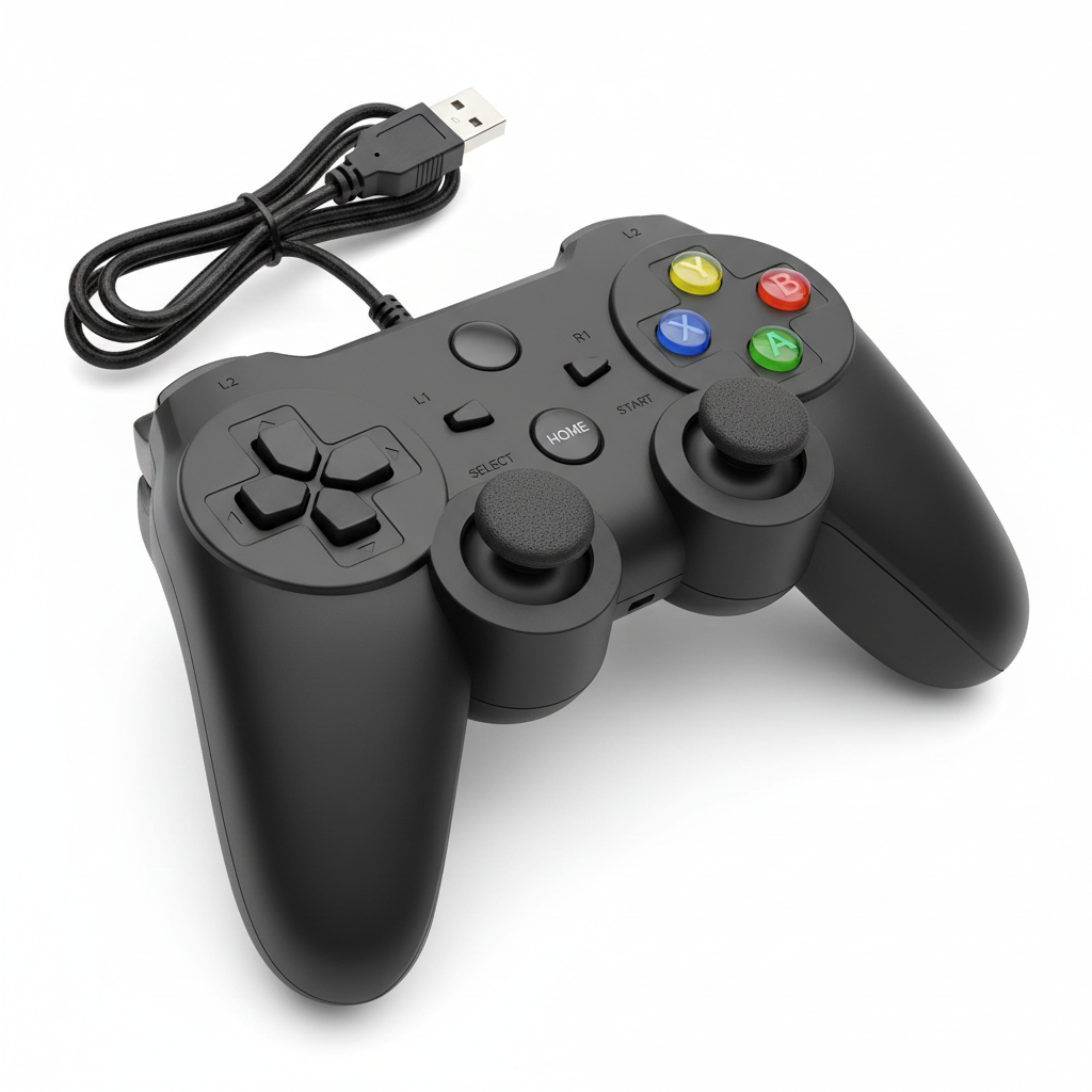 Light Wave USB Double Shock Game Pad Joystick