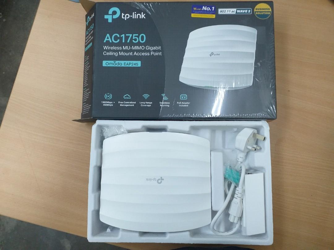 TP-Link AC1750 Wireless Gigabit Ceiling Mount Access Point (EAP245)