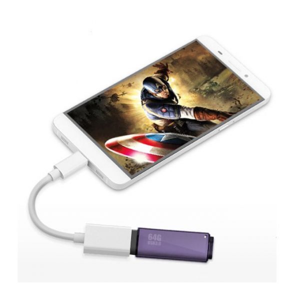 Type-C / USB-C to USB OTG Adapter Cable – 0.2M